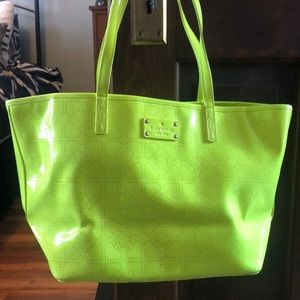 Neon Yellow Kate Spade Purse